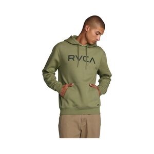 RVCA Big Pullover Hoodie Graphic Print Green NWT Size M